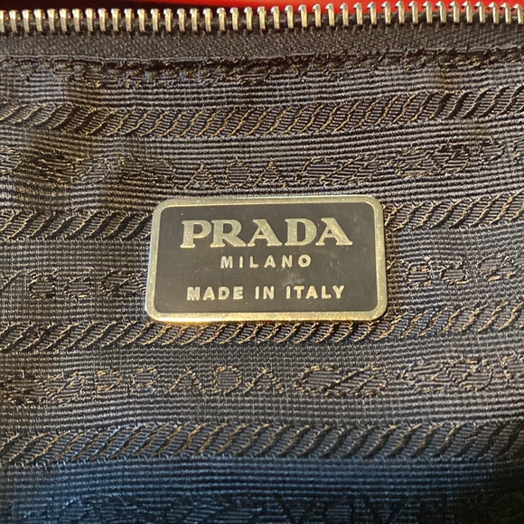Beautiful EUC very clean Prada nylon tote bag in red color makes the bag - Picture 7 of 7